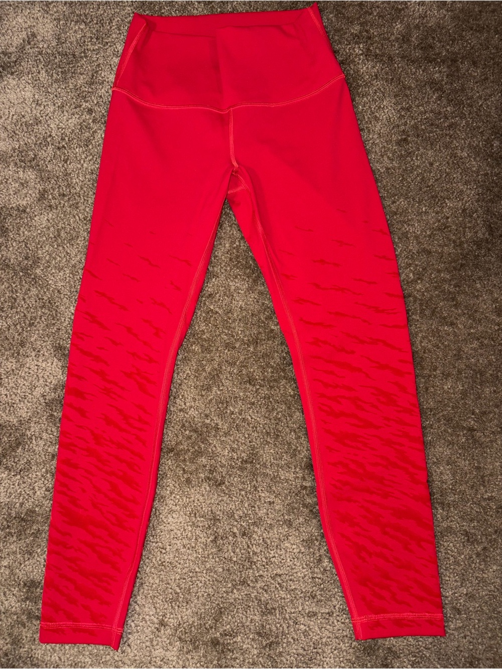 Red Lululemon Leggings